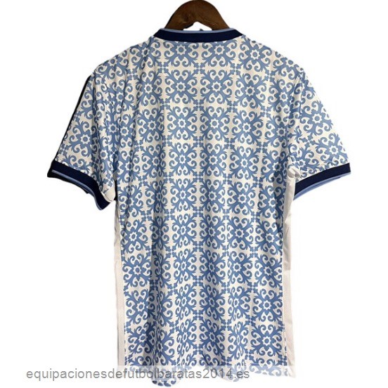 Nuevo Tailandia Previo al partido Camiseta Portugal 2024 Azul Baratas